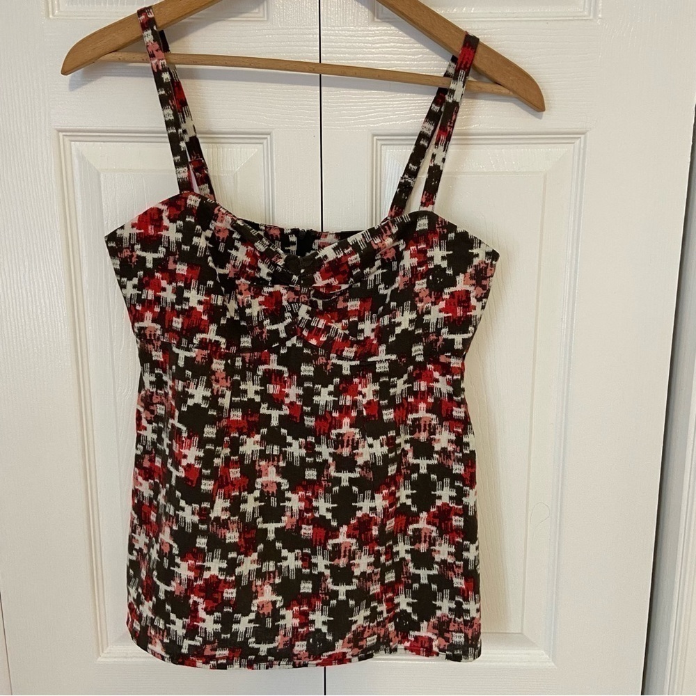 Patagonia Women’s Aztec Hemp And Organic Cotton Tank Top Shirt Size 8 - Picture 2 of 6